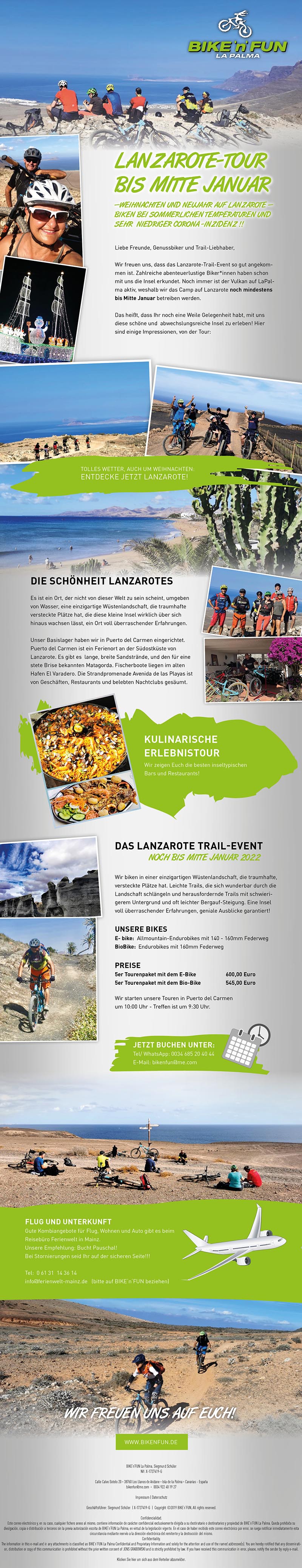 Newsletter 12/2021 von Bike'N'Fun